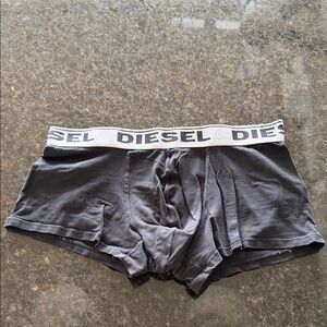 Diesel Men's Charcoal Boxer Briefs
